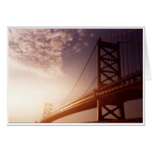 Bridge with Bright Sky Card