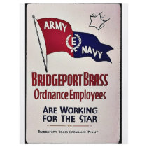 Bridgeport Brass Ordnance Employees Flyer Design