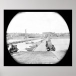 Bridges Across the Appomattox River, VA 1865 Poster