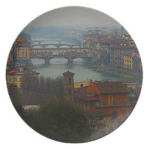 Bridges of Florence Party Plates