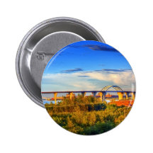 Bridges over the Bay Pinback Button