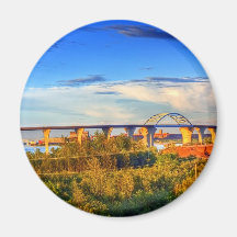 Bridges over the Bay Refrigerator Magnets