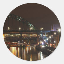 Bridges over the River Tyne, England Stickers