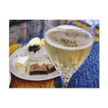 Brie Caviar Duck Pate And Champagne Post Cards