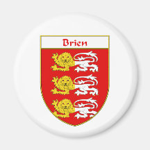 Brien Coat of Arms/Family Crest Magnets
