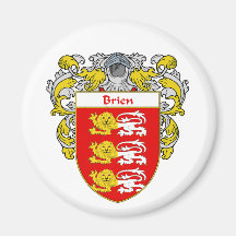 Brien Coat of Arms (Mantled) Fridge Magnets