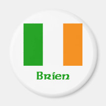 Brien Irish Flag Magnets