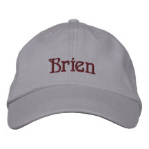 BRIEN Name Designer Cap Embroidered Baseball Caps