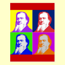 Brigham Young Pop Art postcards