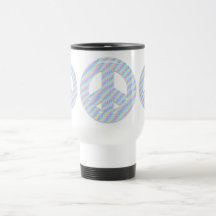 Bright and Beautiful Peace Symbol Coffee Mugs