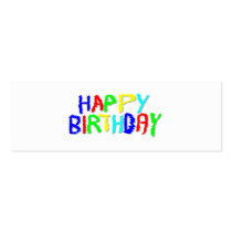 Bright and Colourful. Happy Birthday.