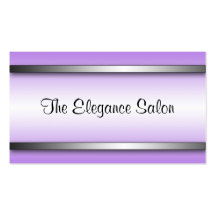 Bright and Sophisticated Purple Appointment Cards Business Card