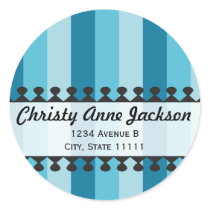 Bright Awnings Blue Address Sticker