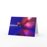 BRIGHT  BAUBLE GREETING CARD