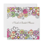 Bright Blossoms Custom Bridal Shower Invitation