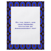 bright blue pattern