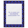 bright blue pattern