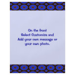 bright blue pattern