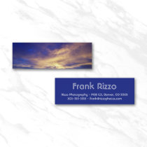 Bright Clouds Profile Card Business Cards