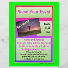 Bright Coloured Special Event Flyer