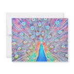 Bright Colourful *Peacock* Spirit Design invitations