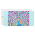 Bright Colourful *Peacock* Spirit Design photo cards