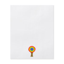 Bright Colourful Tree in Rainbow Colours. Personalised Flyer