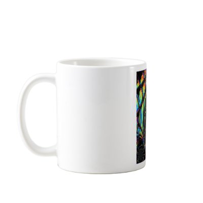 bright colours-9 coffee mugs by ArtbyLina
