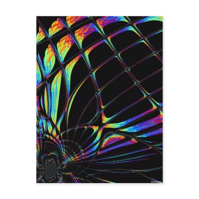 bright colours-9 post cards by ArtbyLina
