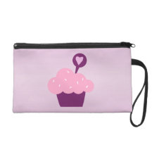 Bright Cupcake Wristlet