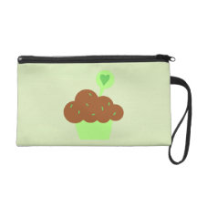Bright Cupcake Wristlet Clutches