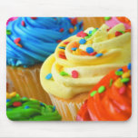 Bright cupcakes mousepads