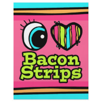 Bright Eye Heart I Love Bacon Strips Full Colour Flyer