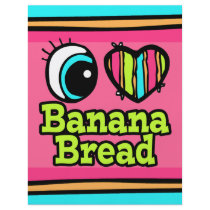 Bright Eye Heart I Love Banana Bread Custom Flyer