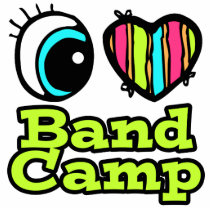Bright Eye Heart I Love Band Camp Photo Cut Out
