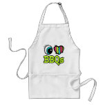 Bright Eye Heart I Love BBQs Aprons