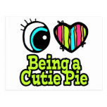 Bright Eye Heart I Love Being a Cutie Pie Postcards