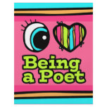 Bright Eye Heart I Love Being a Poet flyers