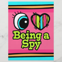 Bright Eye Heart I Love Being a Spy Flyer