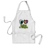 Bright Eye Heart I Love Being a Virgin aprons