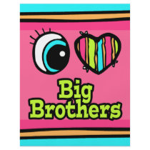 Bright Eye Heart I Love Big Brothers Personalised Flyer