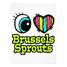 Bright Eye Heart I Love Brussels Sprouts Invitation