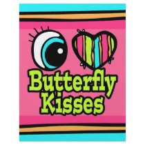 Bright Eye Heart I Love Butterfly Kisses Full Colour Flyer