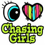 Bright Eye Heart I Love Chasing Girls photo sculptures