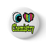 Bright Eye Heart I Love Chemistry buttons