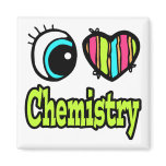 Bright Eye Heart I Love Chemistry magnets
