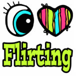 Bright Eye Heart I Love Flirting photo sculptures