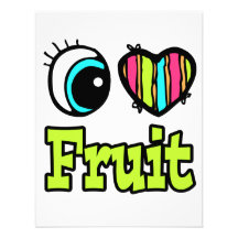 Bright Eye Heart I Love Fruit Announcements