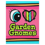 Bright Eye Heart I Love Garden Gnomes flyers