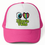 Bright Eye Heart I Love Hippie Vans hats